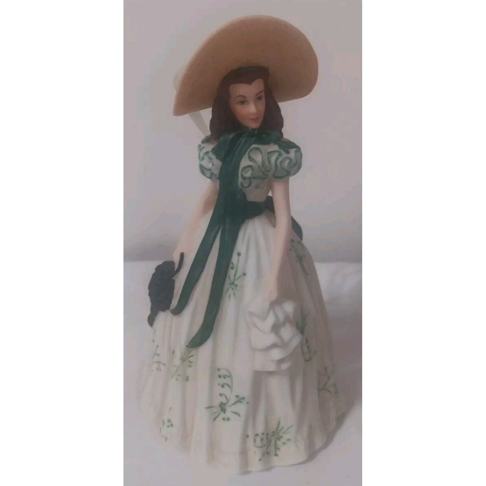 Hallmark Christmas Ornament Scarlett O'Hara Gone With The Wind Green Floral READ